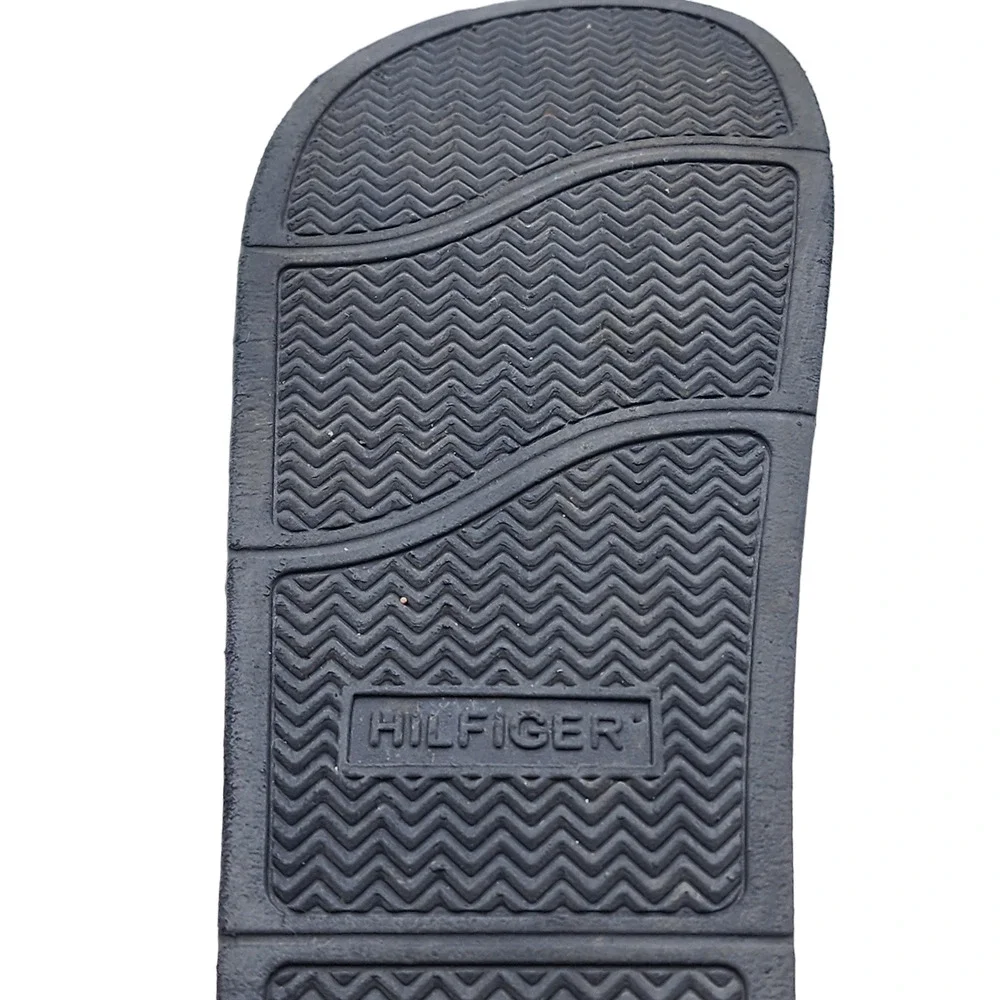 Tommy Hilfiger Slide Sandals Mens 8.5 Womens 10 Slip On Summer Preppy 90s Vibe - Picture 7 of 8